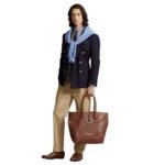 RALPH LAUREN HERITAGE TUMBLED LEATHER TOTE