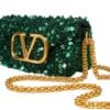 VALENTINO GARAVANI SMALL LOCÒ SHOULDER BAG WITH 3D EMBROIDERY - Image 8