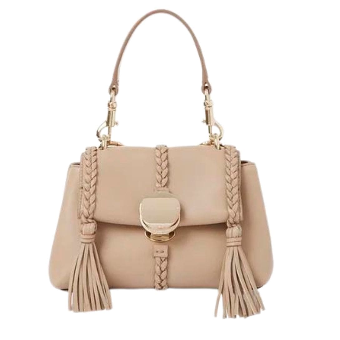 CHLOE PENELOPE MINI SOFT SHOULDER BAG ARGIL BROWN