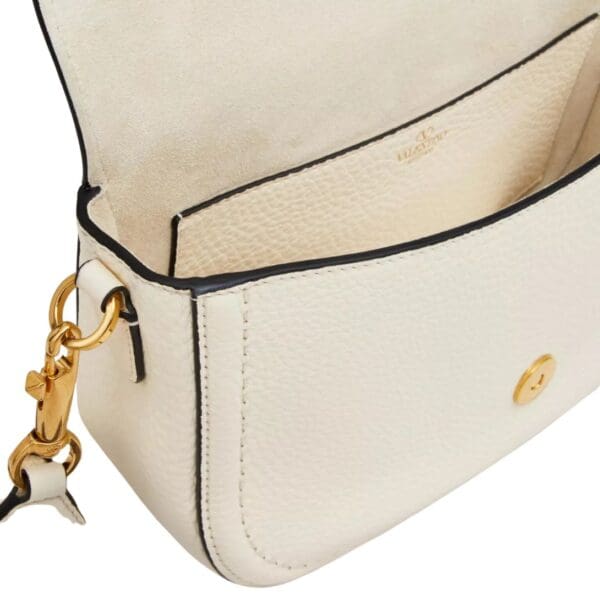 VALENTINO GARAVANI ALLTIME GRAINY CALFSKIN SHOULDER BAG