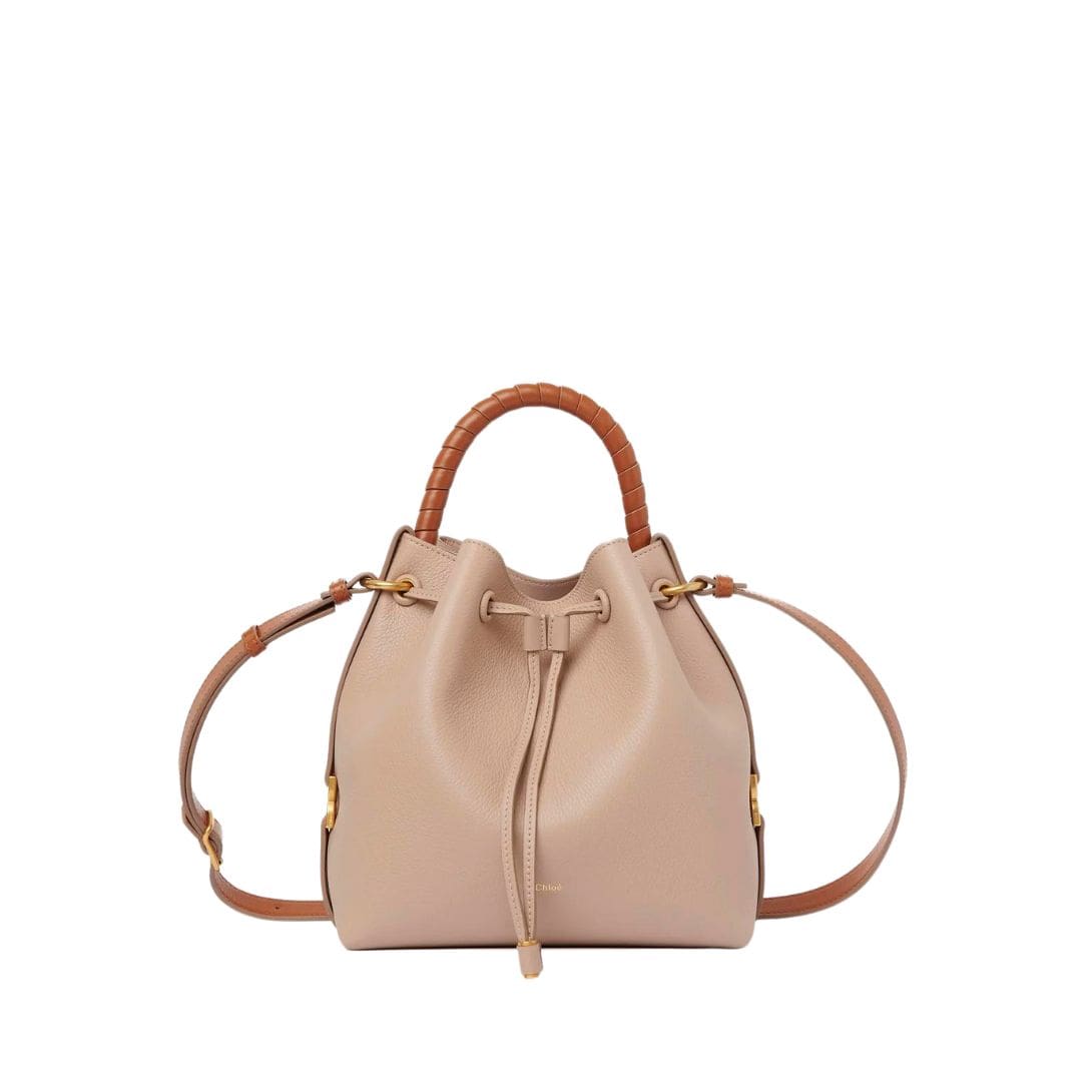 CHLOE MARCIE BUCKET BAG NOMAD BEIGE