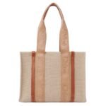 CHLOE MEDIUM WOODY TOTE BAG SOFT TAN