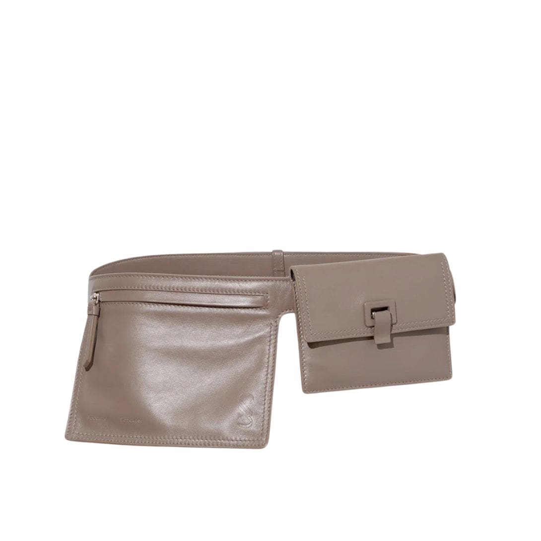 PROENZA ZIP BELT BAG DARK TAUPE