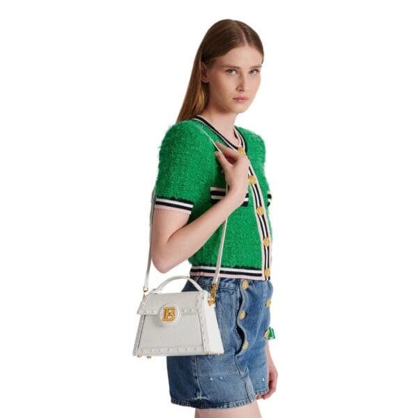 BALMAIN JOLIE MADAME MEDIUM BAG IN CALFSKIN - Image 3