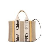 CHLOE SMALL WOODY TOTE BAG HONEY GOLD