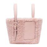 vVALEXTRA SOFT BOUCLÈ BUCKET MICRO BAG