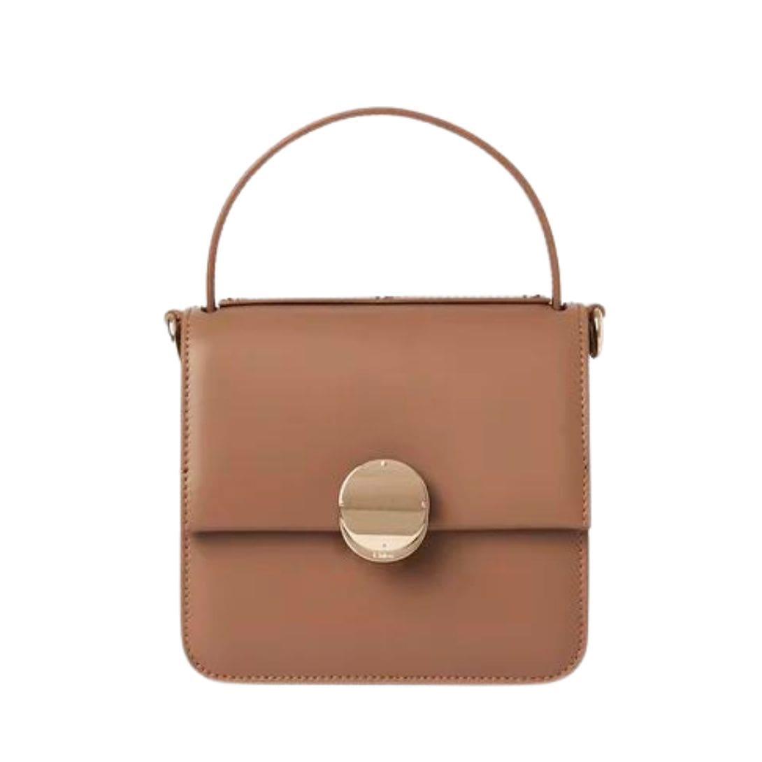 CHLOE PENELOPE SMALL TOP HANDLE BAG DESERT BEIGE