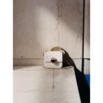 CHLOE PENELOPE MICRO FLAP BAG MISTY IVORY