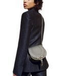 CHLOE MARCIE SMALL SADDLE BAG ELEPHANT GREY