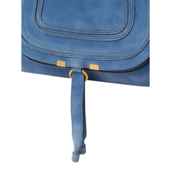 CHLOE MARCIE DOUBLE CARRY BAG HEAVEN BLUE - Image 6