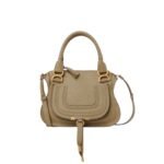 CHLOE MARCIE SMALL DOUBLE CARRY BAG POTTERY GREEN