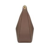 VALENTINO GARAVANI VLOGO MOON MEDIUM GRAINY CALFSKIN HOBO BAG WITH CHAIN
