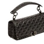 VALENTINO GARAVANI ROCKSTUD SPIKE CALFSKIN SHOULDER BAG