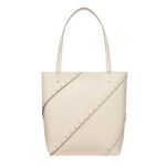 VALENTINO GARAVANI ROCKSTUD WISPY SHOPPING BAG IN CALFSKIN