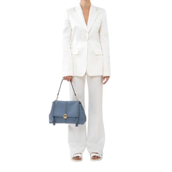 CHLOE PENELOPE MEDIUM SOFT SHOULDER BAG SHADY COBALT