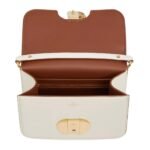 VALENTINO GARAVANI VLOGO O'CLOCK SMALL NAPPA LEATHER SHOULDER BAG WITH CHAIN