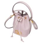 VALENTINO GARAVANI MINI VLOGO SIGNATURE BUCKET BAG IN NAPPA LEATHER