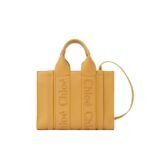 CHLOE SMALL WOODY TOTE BAG HONEY GOLD