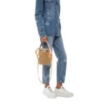 CHLOE SMALL WOODY HAMPER POWDER PINK