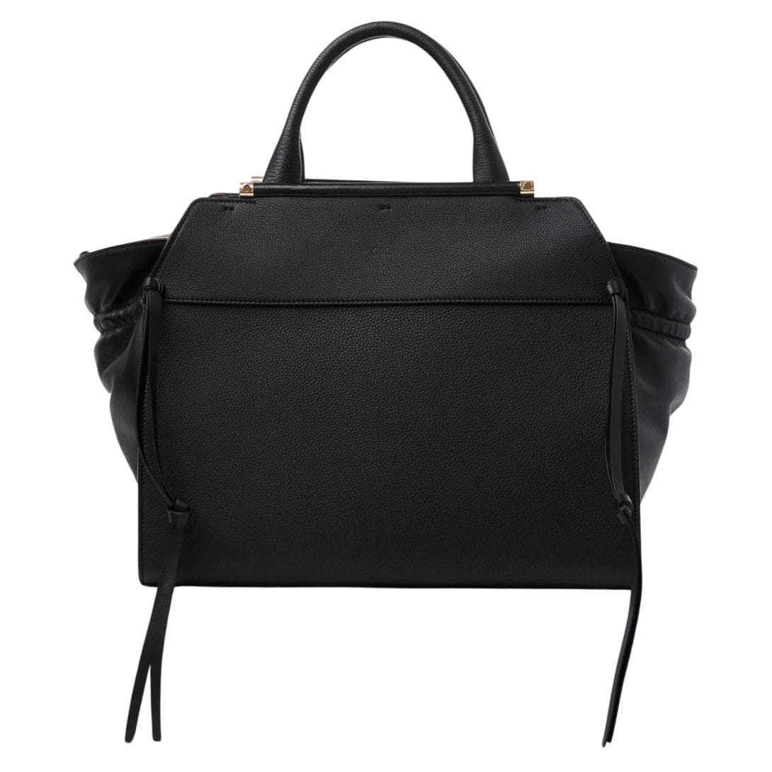 CHLOE STEPH MEDIUM DOUBLE CARRY BAG BLACK