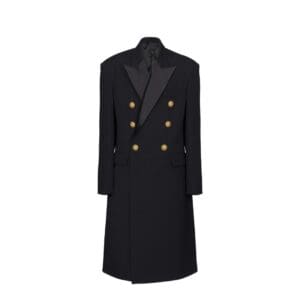 BALMAIN LONG MILITARY STYLE COAT