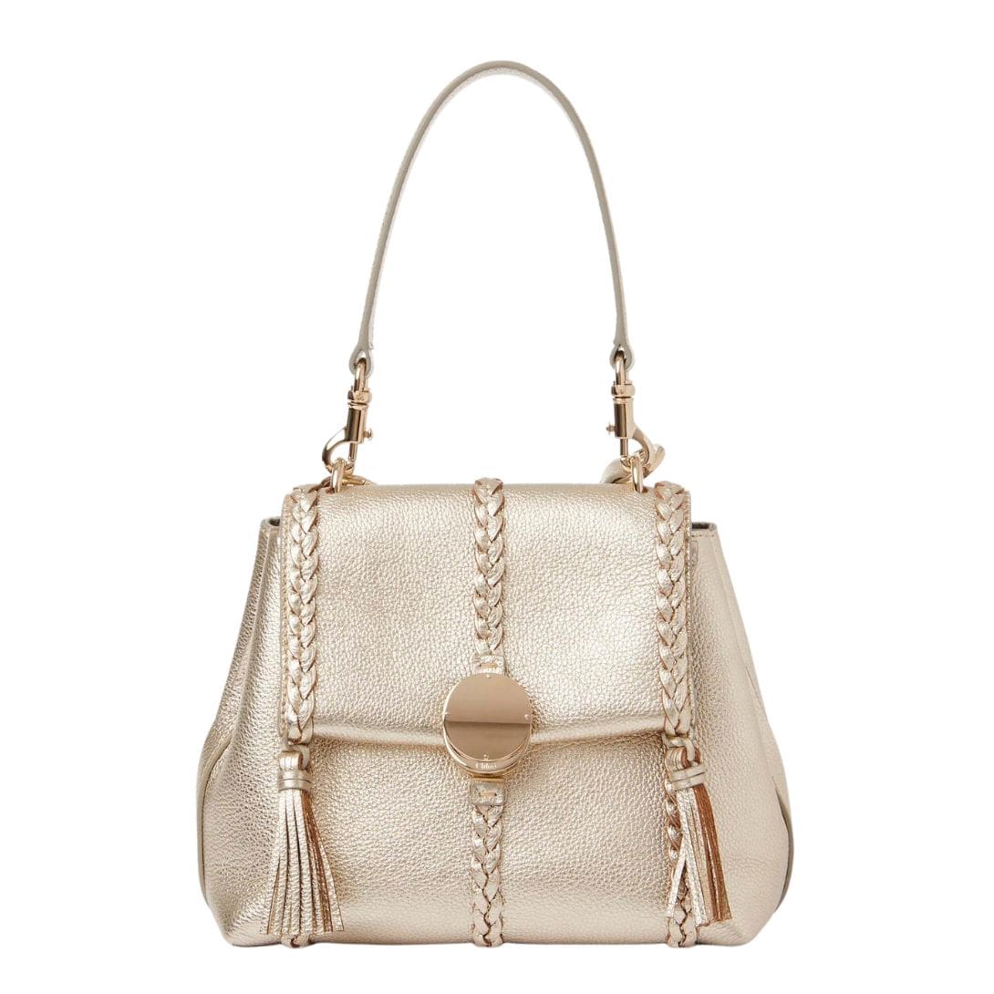 CHLOE PENELOPE SMALL SOFT SHOULDER BAG LIGHT GOLD