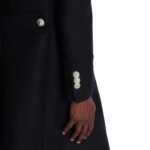 BALMAIN MID LENGTH MILITARY STYLE COAT