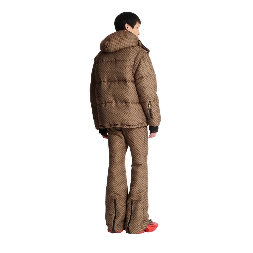BALMAIN MINI MONOGRAMMED DOWN JACKET