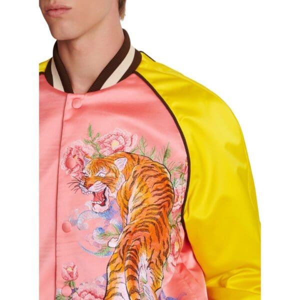 BALMAIN TIGER EMBROIDERED BOMBER - Image 8