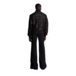 BALMAIN ZIPPED JACKET WITH EMBROIDERY