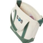 STELLA MCCARTNEY SOS EMBROIDERED SMALL TOTE BAG