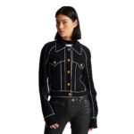 BALMAIN WESTEM CREPE JACKET