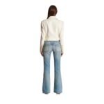 BALMAIN ZIPPED LEATHER BIKER JACKET