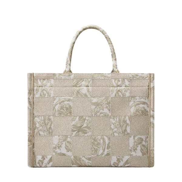 VERSACE CONTRASTO ATHENA TOTE BAG