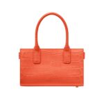 VERSACE CROC-EFFECT MEDUSA '95 SMALL TOTE BAG