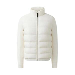 MACKAGE OCEANE RECYCLED HYBRID JACKET WITH RIB KNIT SLEEVES