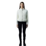 MACKAGE OCEANE RECYCLED HYBRID JACKET WITH RIB KNIT SLEEVES