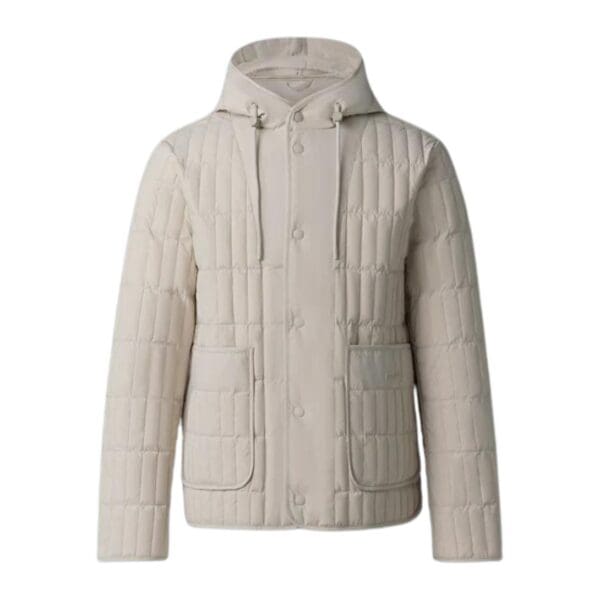 mackage miles light down vertical quilted jacket