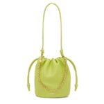 LOEWE FLAMENCO PURSE BUCKET BAG IN SOFT LAMBSKIN