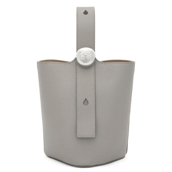LOEWE PEBBLE MINI BUCKET BAG IN SOFT GRAINED CALFSKIN