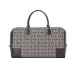 LOEWE AMAZONA 44 BAG IN JACQUARD WITH ANAGRAM MOTIF AND CALFSKIN