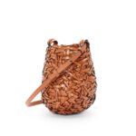 LOEWE SMALL NEST BASKET BAG IN CALFSKIN
