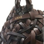 LOEWE SMALL NEST BASKET BAG IN CALFSKIN