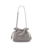 LOEWE FLAMENCO CLUTCH BAG IN DENIM