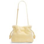 LOEWE BORSA FLAMENCO CLUTCH IN SHEARLING