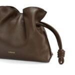 LOEWE MINI FLAMENCO CLUTCH BAG IN CALFSKIN NAPPA
