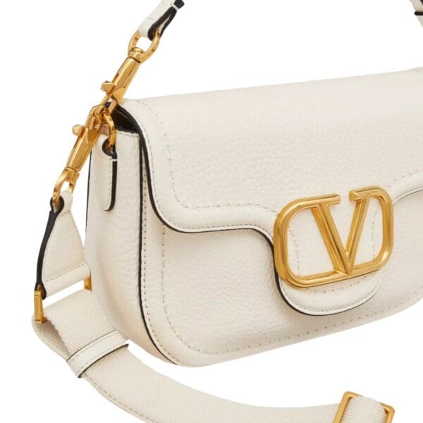 VALENTINO GARAVANI ALLTIME GRAINY CALFSKIN SHOULDER BAG