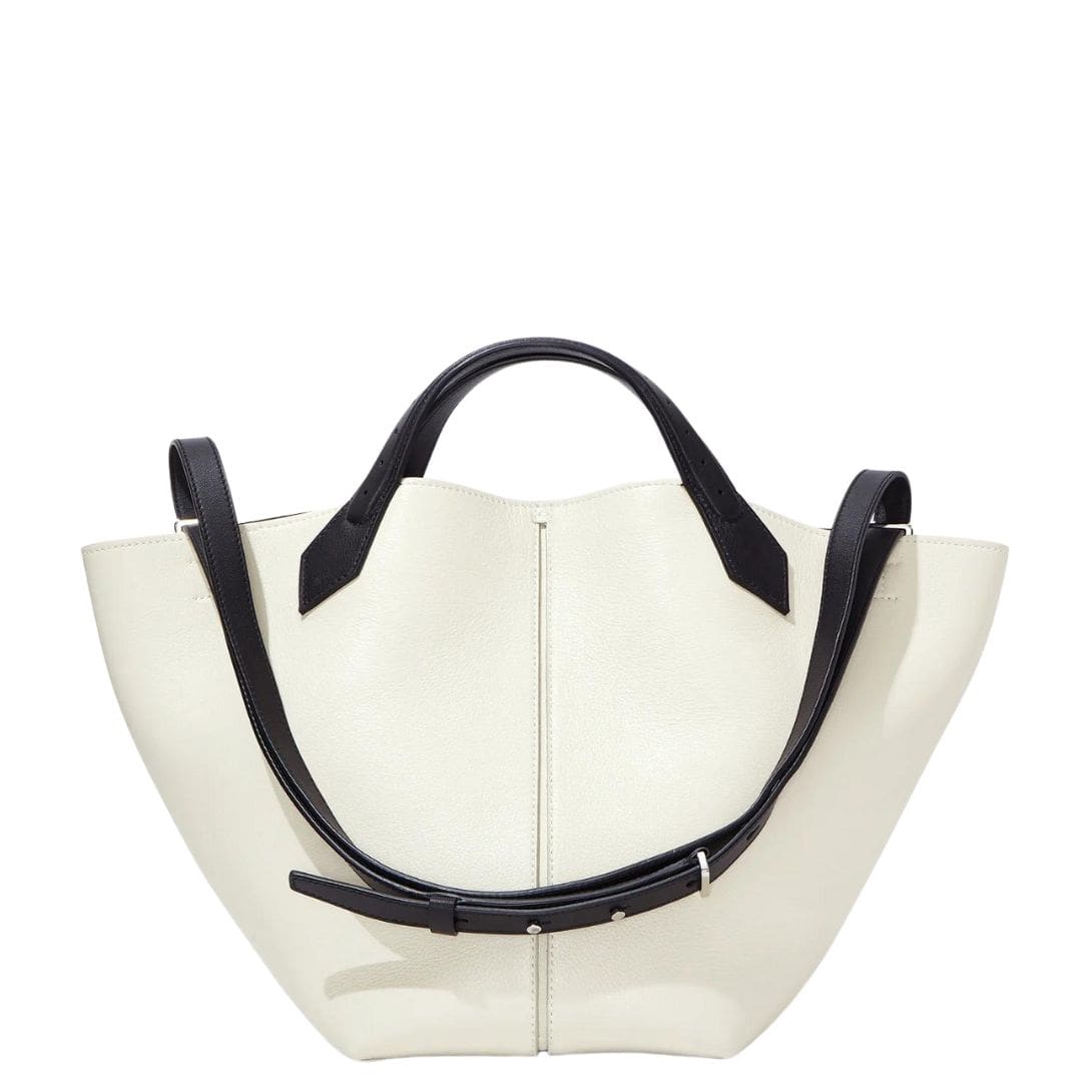 PROENZA LARGE CHELSEA TOTE IVORY BLACK