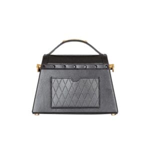 BALMAIN JOLIE MADAME MEDIUM BAG IN CALFSKIN BLACK