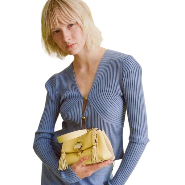 CHLOE PENELOPE MINI SOFT SHOULDER BAG SOFTY YELLOW - Image 2
